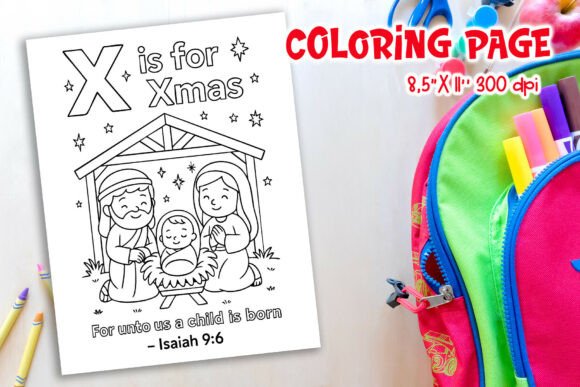 Christian Xmas Coloring Page: A Guide for Educators and Families