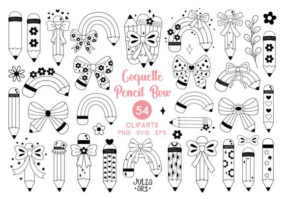 Coquette Pencil Bow Clipart Doodle: A Practical Guide for Designers and Educators