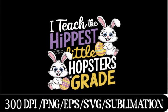 Easter Teacher Bunny Quote Design