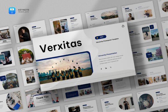 Elevating Academic Presentations with the Verxitas University Education Keynote Template