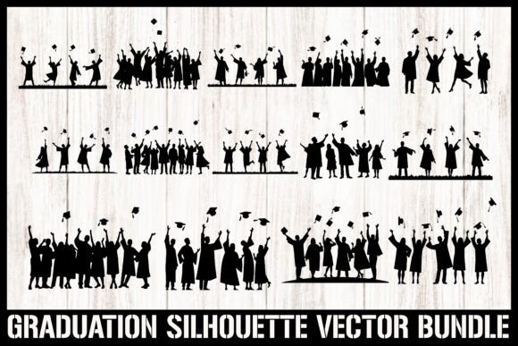 Graduation Silhouette Vector Set: The Ultimate Resource for Celebrating Milestones