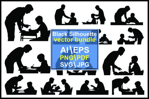 Teacher and Student Silhouettes: A Visual Guide to Educational Design