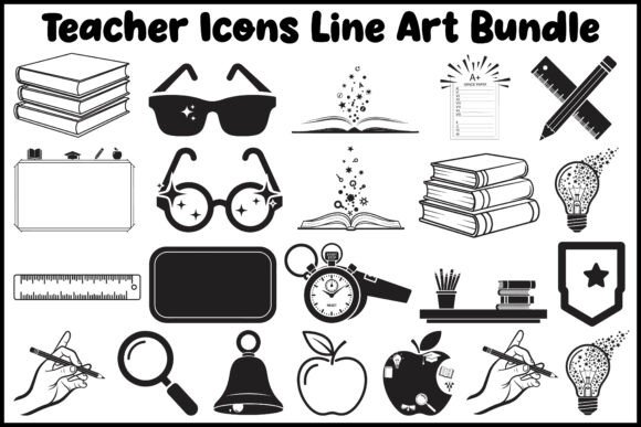 Teacher Icons Line Art Bundle: A Practical Review