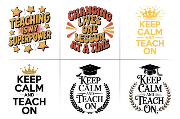 Teacher Life Typography Design Bundle: A Practical Guide for Creators and Educators